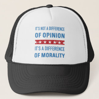 Anti-Trump-Differenz der Moral Truckerkappe