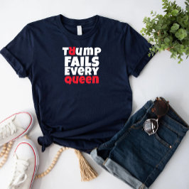 Anti Trump feministischer Protestmotto rot schwarz Tri-Blend Shirt