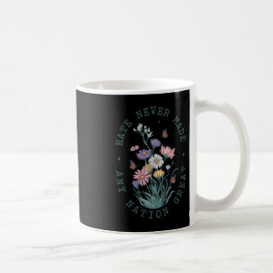 Anti Trump Floral Butterflies Demokratischer Präsi Kaffeetasse