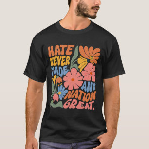 Anti Trump floral-demokratischer Präsident Liberal T-Shirt