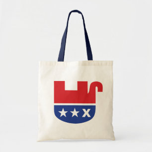 Anti-Trump GOP Republikanische tote Elefanten Tragetasche