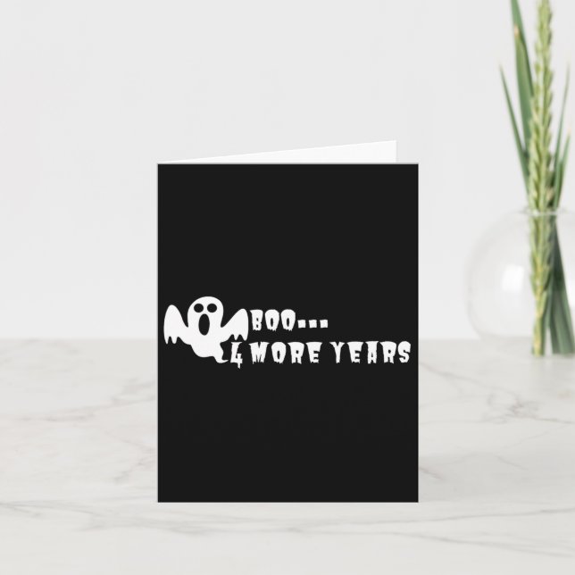 Anti Trump Halloween Karte (Vorderseite)