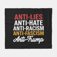 Anti Trump hasst Lügen und Faschismus hält sich ge