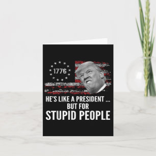 Anti Trump hat wie ein Präsident, aber für einen d Karte