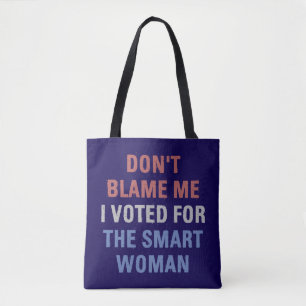 Anti Trump Ich habe für Kamala Harris gestimmt Tasche