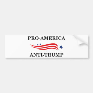 Anti-Trump in den USA Autoaufkleber