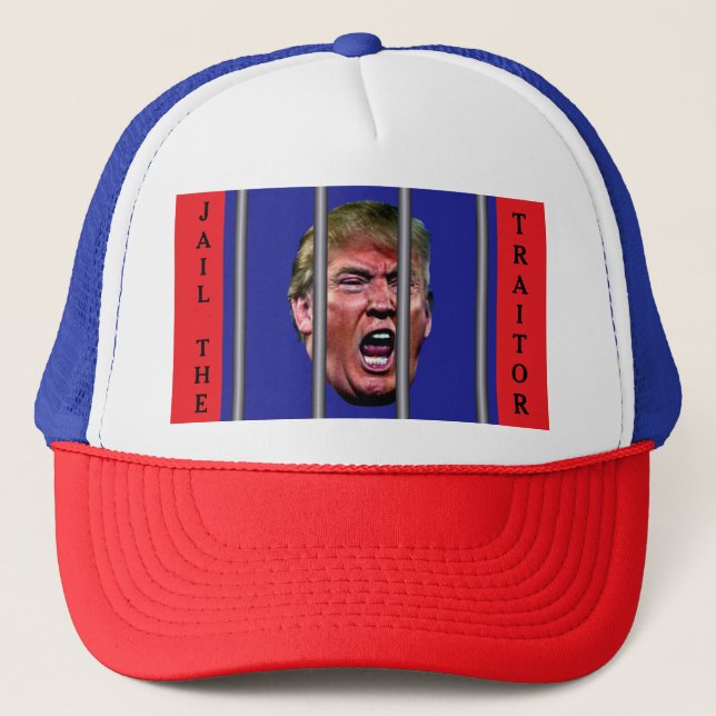 Anti Trump inhaftiert den Verräter, der Trump im G Truckerkappe (Vorderseite)