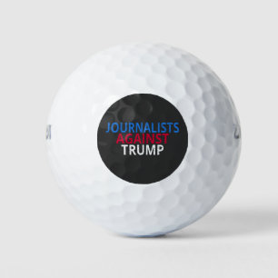 Anti-Trump - Journalisten gegen Trump Golfball