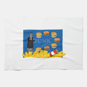 Anti Trump / Junk, Geschirrtuch
