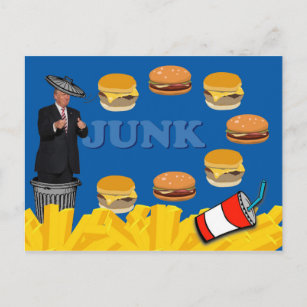 Anti Trump / Junk, Postkarte
