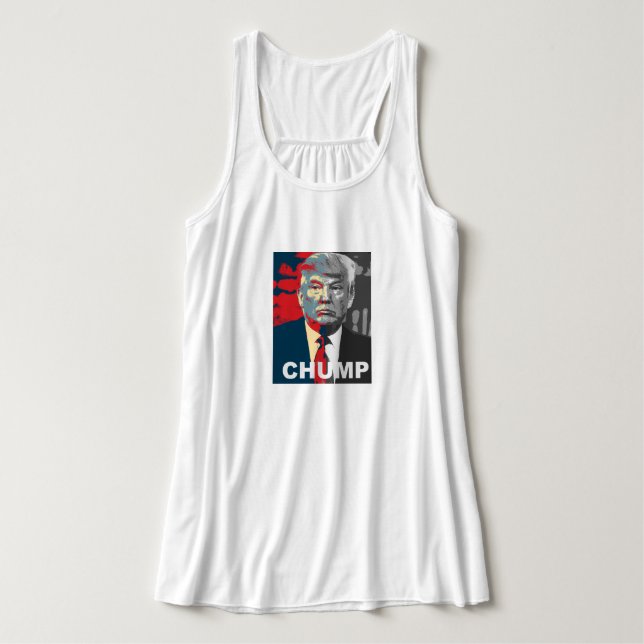 Anti-Trump-Kampagne | Bruchmuskulatur-Tank Tank Top (Design Vorderseite)