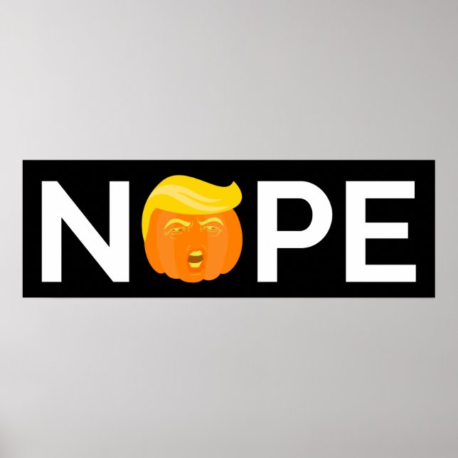 Anti-Trump - Keine Halloween-Ausgabe I Poster (Vorne)
