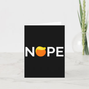 Anti-Trump - Nein, Geschenk für die Menschen gegen Karte
