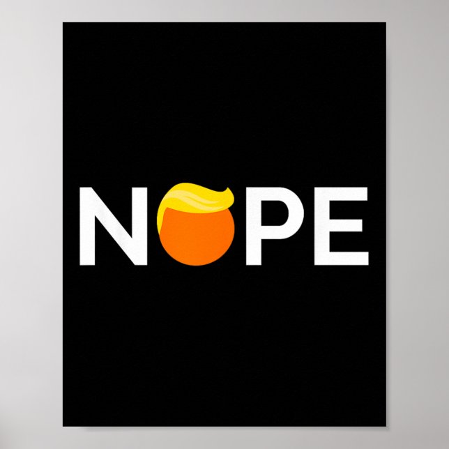 Anti-Trump - Nein, Geschenk für die Menschen gegen Poster (Vorne)