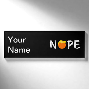 Anti-Trump - Neue Ausgabe II Namenschild
