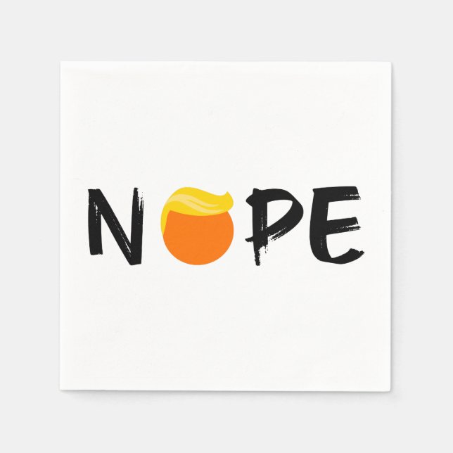 Anti-Trump - Neue Ausgabe II Serviette (Vorderseite)