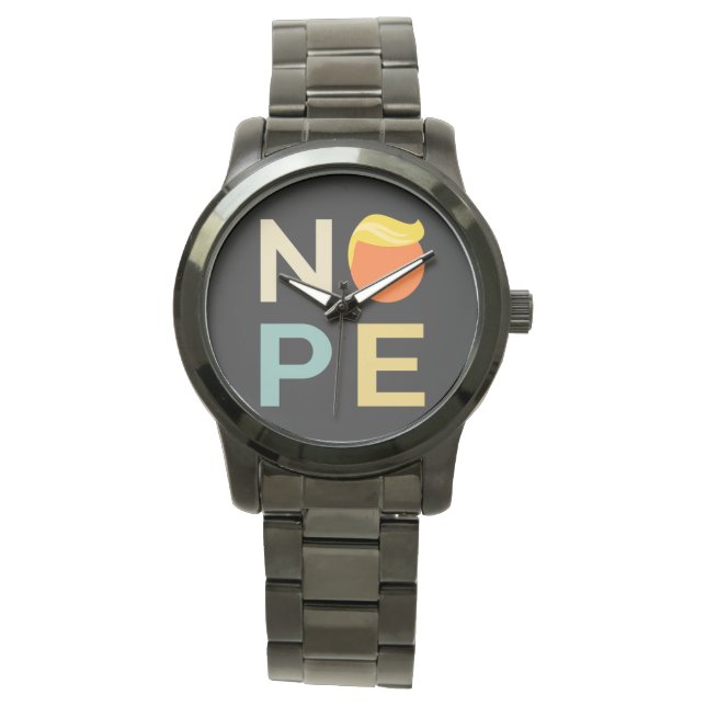 Anti-Trump - Neue Ausgabe III Armbanduhr (Vorderseite)