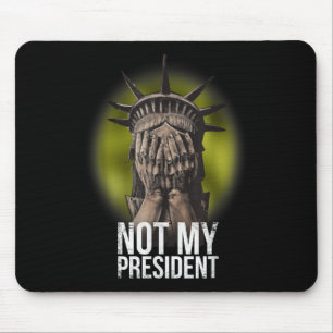 Anti Trump nicht mein Präsident Teeshirt widersteh Mousepad