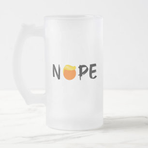 Anti-Trump - Nope Edition II Mattglas Bierglas