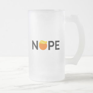 Anti-Trump - Nope Edition Mattglas Bierglas