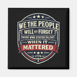 Anti-Trump-patriotischer Spruch 1776 politischer P Magnet