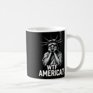 Anti-Trump Politik und Demokratie Wtf Amerika 2 Kaffeetasse