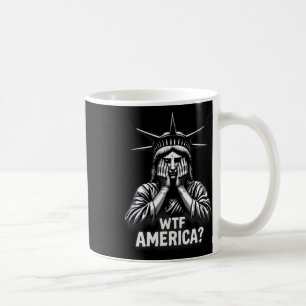 Anti-Trump Politik und Demokratie Wtf Amerika 3  Kaffeetasse