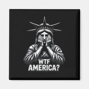 Anti-Trump Politik Und Demokratie Wtf Amerika 3  Magnet