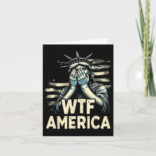 Anti-Trump Politik und Demokratie Wtf Amerika Karte