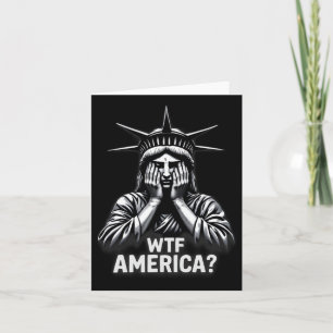 Anti-Trump Politik und Demokratie Wtf Amerika Karte