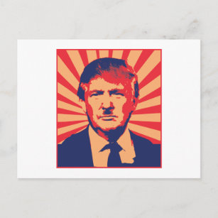 Anti-Trump Postkarte
