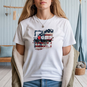 Anti-Trump-Protest-Slogan-Flagge T-Shirt