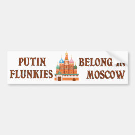 Anti Trump Putin Russland Autoaufkleber
