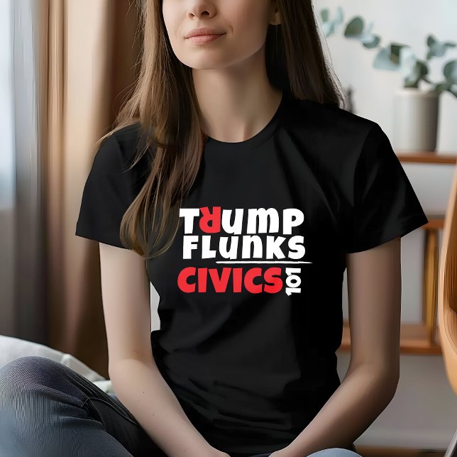 Anti-Trump-Schüler Protest Slogan rot schwarz Tri-Blend Shirt (Von Creator hochgeladen)