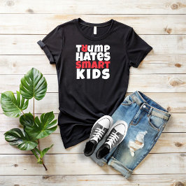Anti-Trump-Schüler Protest Slogan rot schwarz Tri-Blend Shirt