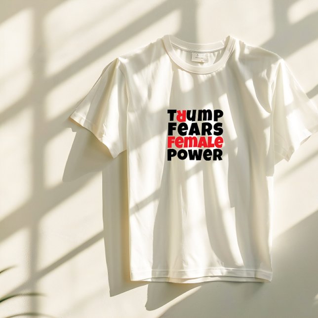 Anti-Trump-Schüler protestieren Slogan rot weiß T-Shirt (Von Creator hochgeladen)