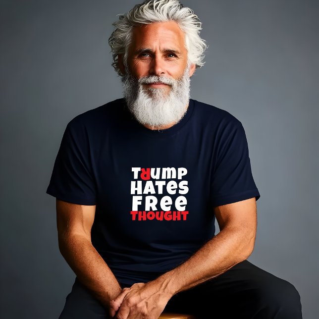 Anti-Trump-Schüler protestieren Slogan rot weiß T-Shirt (Von Creator hochgeladen)