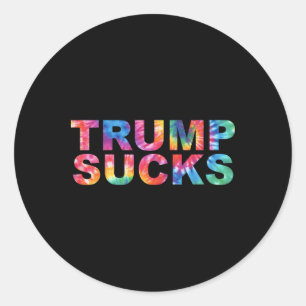 Anti-Trump-Shirts Runder Aufkleber