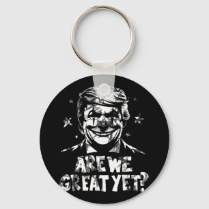 Anti Trump sind wir groß und doch Clown Schlüsselanhänger