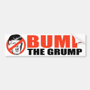ANTI-TRUMP - Stoßen Sie den Grump - Autoaufkleber