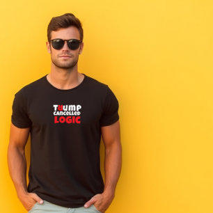 Anti-Trump-Studentenprotest-Slogan rot schwarz T-Shirt