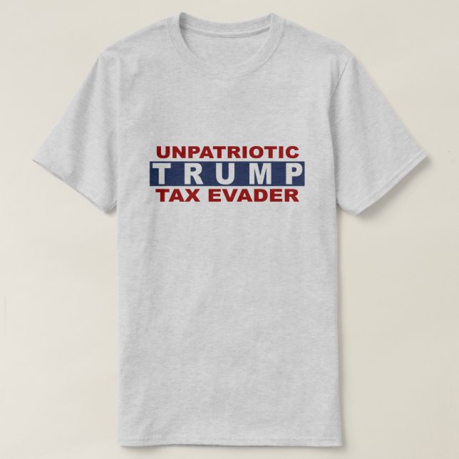 Anti-Trump-T - Shirt-Steuerhinterzieher 2 T-Shirt (Design vorne)
