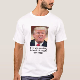 Anti-Trump-T - Shirt - Waschen Sie sich den Mund m