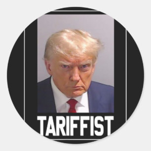 Anti Trump Tariffist Runder Aufkleber