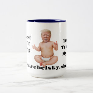 Anti-Trump-Tasse Zweifarbige Tasse