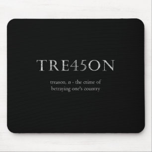 Anti-Trump-Verrat _ Tre45on Distressed Impeach Mousepad