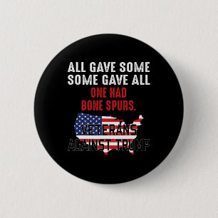 Anti-Trump-Veteranen gegen Trump Button