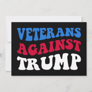 Anti-Trump - Veteranen gegen Trump II Einladung