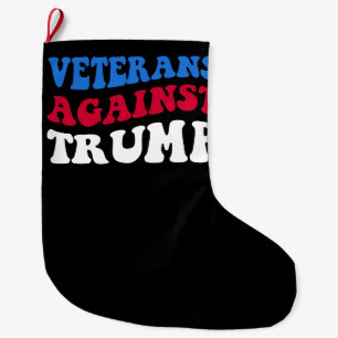 Anti-Trump - Veteranen gegen Trump II Großer Weihnachtsstrumpf