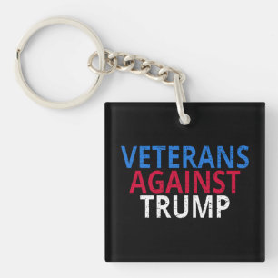 Anti-Trump - Veteranen gegen Trump Schlüsselanhänger